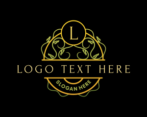 Gold - Elegant Luxury Vine logo design