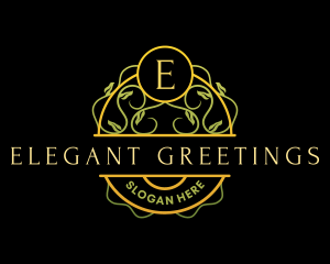 Elegant Luxury Vine logo design