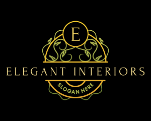 Elegant Luxury Vine logo design