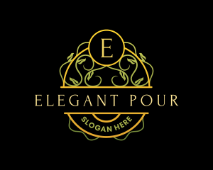 Elegant Luxury Vine logo design