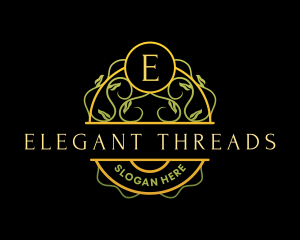 Elegant Luxury Vine logo design