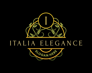 Elegant Luxury Vine logo design