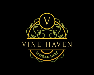 Elegant Luxury Vine logo design