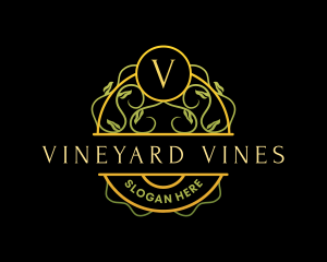 Elegant Luxury Vine logo design