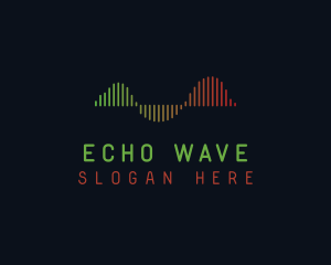 Sound Wave Equalizer logo design