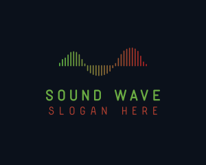 Sound Wave Equalizer logo design