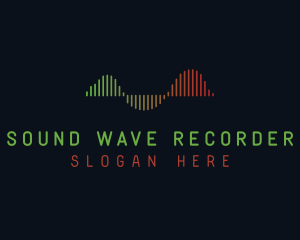 Sound Wave Equalizer logo design