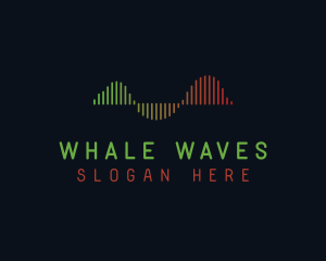 Sound Wave Equalizer logo design