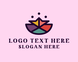 Mosaic - Colorful Polygon Mosaic logo design