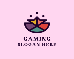 Colorful Polygon Mosaic  Logo