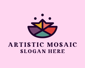 Mosaic - Colorful Polygon Mosaic logo design