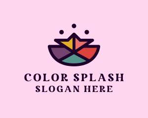 Colorful Polygon Mosaic  logo design