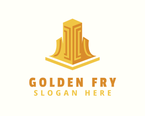 Golden Hotel Residence logo design