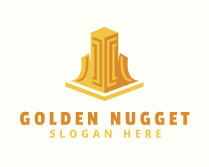 Golden Hotel Residence logo design