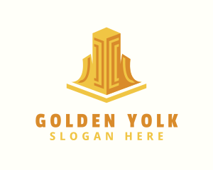 Golden Hotel Residence logo design