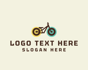 Cyclist - Modern Motorbike Wheel logo design