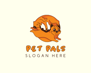 Cute Pet Veterinary logo design