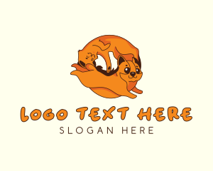 Cute Pet Veterinary Logo