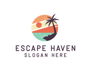 Getaway - Island Getaway Resort logo design