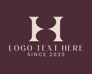 E Commerce - Modern Luxury Business  Letter H logo design
