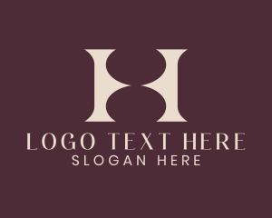 Modern Luxury Business  Letter H Logo