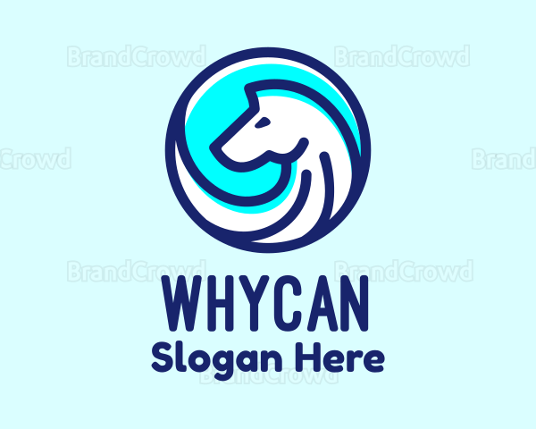 Pegasus Horse Head Logo