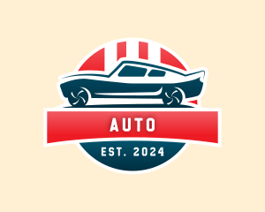 Retro Car Garage Logo
