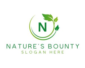 Nature Leaf Organic logo design