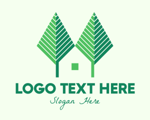 Home Listing - Green Forest Home logo design