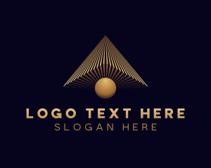 Triangle - Luxury Pyramid Investment logo design
