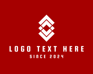 Architect - Digital Geometric Architect logo design
