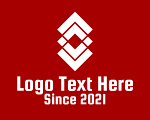 Architect - White Digital Architect logo design