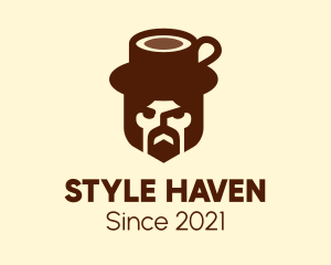 Man - Coffee Mug Man logo design