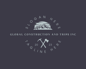 Mountaineering Hike Adventure Logo