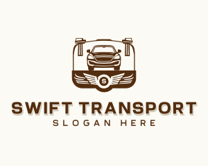 Sedan Automobile Transport logo design