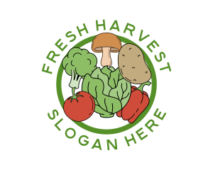 Vegetables - Healthy Food Vegetables logo design