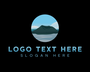 Conservation - Taal Volcano Lake logo design