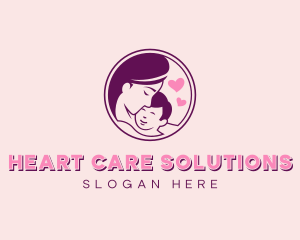 Motherhood Child Parenting logo design