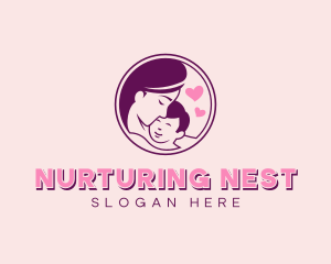 Parent - Motherhood Child Parenting logo design