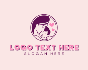 Child - Motherhood Child Parenting logo design