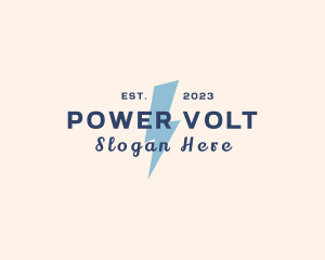 Energy Power Provider Volt logo design