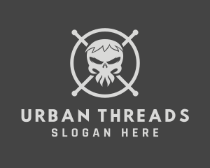 Streetwear - Skull Cross Streetwear logo design
