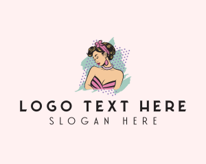 Woman - Woman Pinup Girl logo design