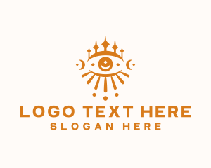 Holistic - Boho Eye Tarot logo design