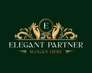 Elegant Hand Wellness logo design