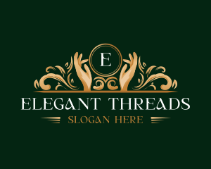 Elegant Hand Wellness logo design