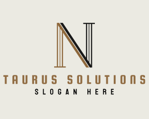 Business Firm Letter N logo design