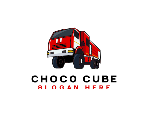 Fire Truck Firefighter Vehicle Logo