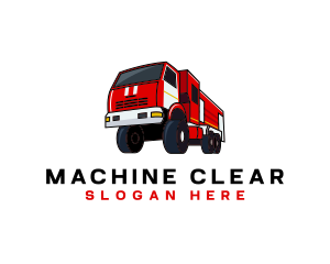 Fire Truck Firefighter Vehicle Logo