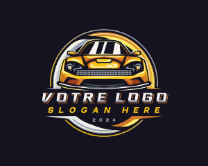 Driving - Automotive Motorsport Car logo design